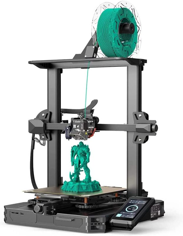 Photo 1 of Creality Ender-3 S1 Pro 3D Printer Features 300°C High-Temperature Nozzles Sprite Direct Dual-Gear Extruder CR Touch Automatic Bed Leveling PEI Spring Steel Plate LED Light
