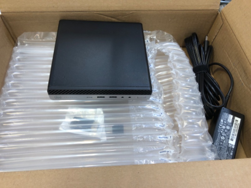 Photo 2 of HP Prodesk 600 G3 Micro Computer Mini PC (Intel Quad Core i5-7500T 2.7Ghz, 16GB DDR4 Ram, 512GB SSD, 4K Support, DP, USB 3.0, USB-C) Win 10 Pro (Renewed) 512 GB