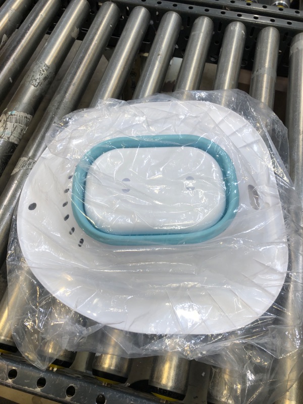 Photo 1 of DiviniTi Sitz Bath for Hemorrhoid Treatment - Sitz Bath for Postpartum Care Yoni Steam Seat Vaginal Steamer Kit - Collapsible, Drain Holes, Flusher Hose - Use w/Sitz Baths Salt - for Women & Men