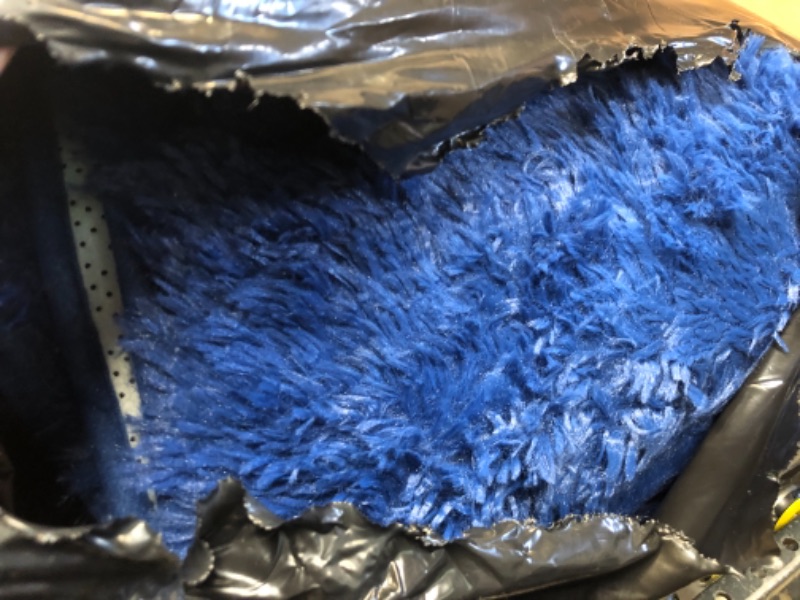 Photo 1 of  Fluffy  Area Rug, Cozy Plush Shaggy Carpet for Living Room Bedroom Home Décor Royal Blue
SIZE UNKNOWN***********
