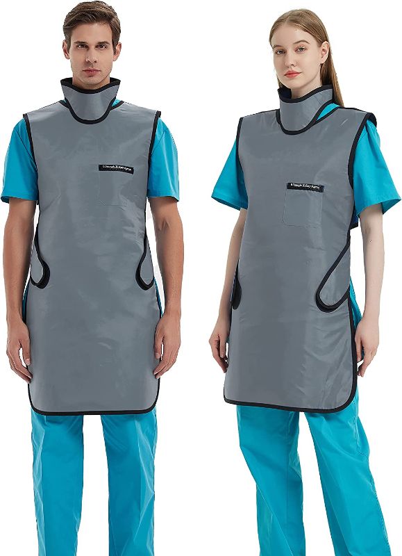 Photo 1 of SHINRAY 0.5mmpb Xray Lead Apron for Xray with Thyroid Shield Collar,Lead Gown,Dental Xray Shield
