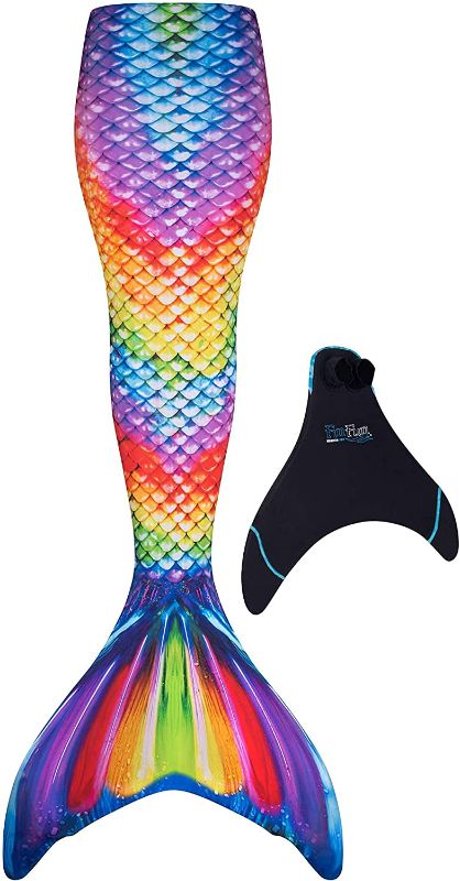 Photo 1 of Fin Fun Mermaidens - Mermaid Tails for Swimming for Girls and Kids with Monofin size 7
