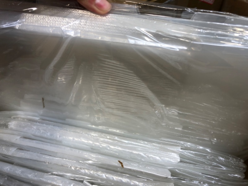 Photo 1 of 24 Pack Shoe Storage Boxes, Shoe Box Clear Plastic Stackable, Drawer Type Front Opening Shoe Holder Container(Transparent) 24 PACK Transparent