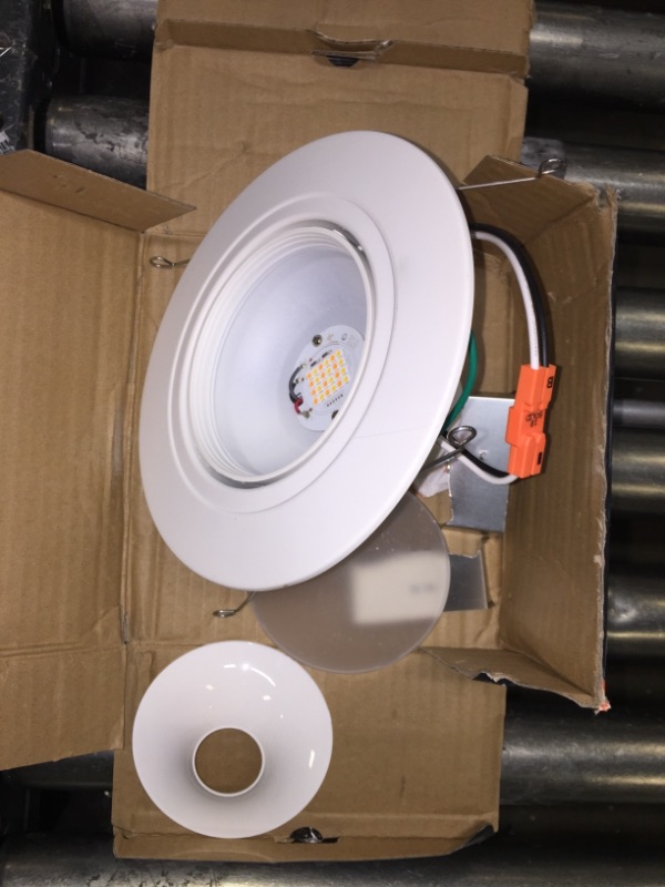 Photo 2 of HALO RA 5/6 Inch Retrofit Recessed Gimbal LED Light Selectable CCT (2700K-5000K) 600 Lumens White