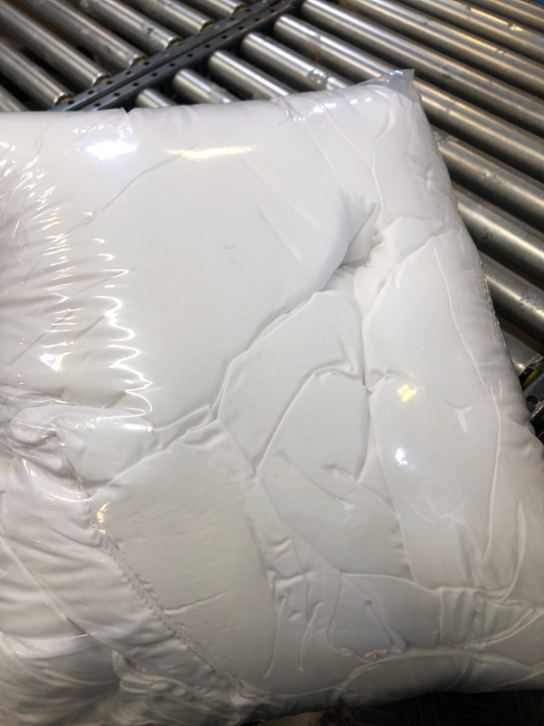 Photo 3 of All Season Comforter Full Size – White Comforter Full - Plush Siliconized Fiberfill - Box Stitched