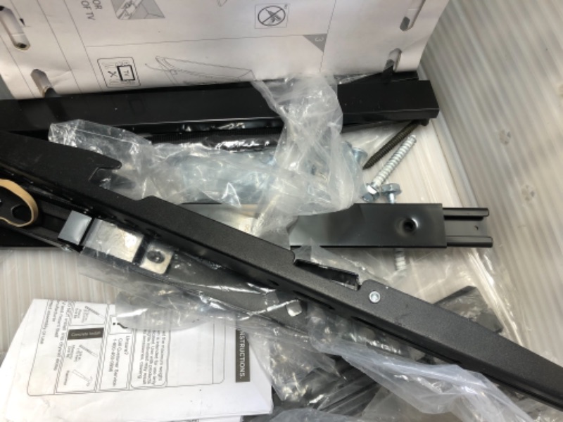 Photo 1 of USX MOUNT Full Motion TV Mount for 42"-80" TVS, Fits 16" 18" or 24" Studs, TV Wall Mount Bracket Tilt Swivel Extension TV Mounts with Dual Articulating Arms, Max VESA 600x400mm, Max Capacity 110lbs --------- LOOSE HARDWARE, MISSING SOME HARDWARE, POSSIBLY
