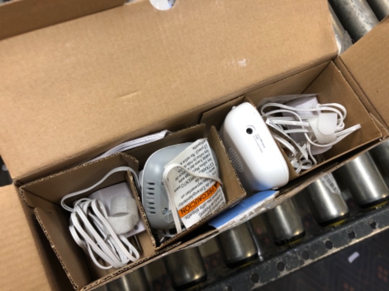 Photo 1 of VTech Video Baby Monitor with 1000ft Long Range, Auto Night Vision, 2.8” Screen, 2-Way Audio Talk, Temperature Sensor, Power Saving Mode, Lullabies and Wall-mountable Camera with bracket, White 2.8" screen