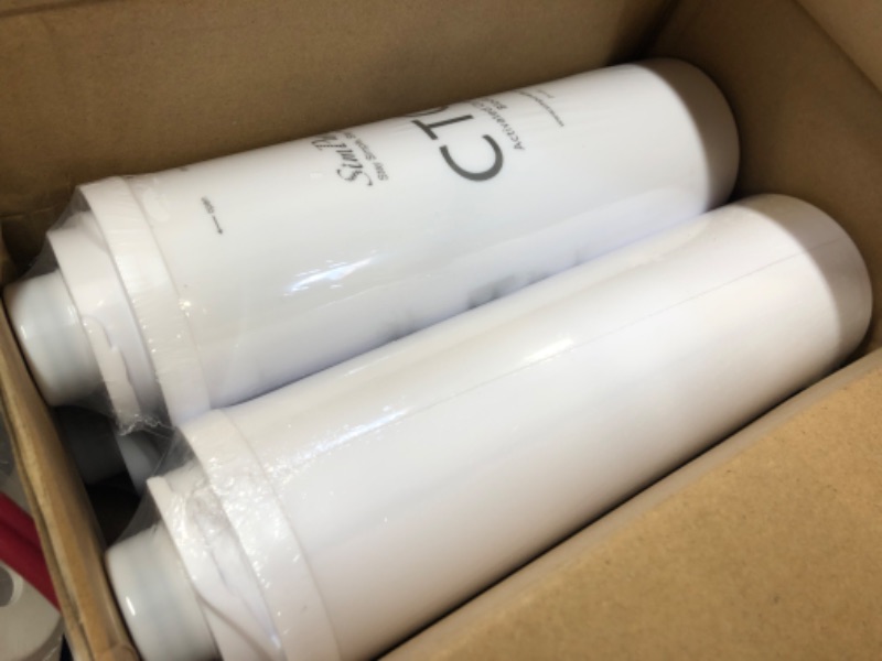 Photo 1 of SimPure Tankless UV Reverse Osmosis System Under Sink, 400GPD RO Water Filter System, 5 Stage Filtration TDS Nearly 0, 1.5:1 Pure to Drain, Built-in Booster Pump, SGS Certified, Model T1-400