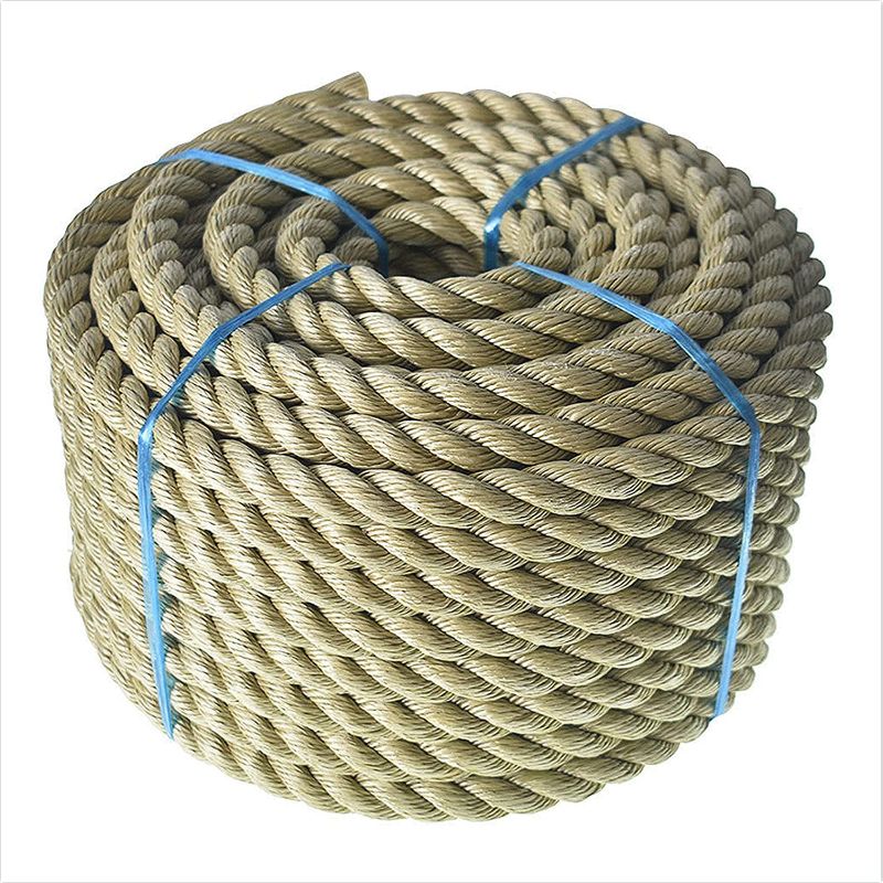 Photo 1 of 100 feet Twisted ProManila - UnManila Rope, Three Strand Twisted Rope with 3/4 Inch Diameter for Decor, Crafts, Sporting, and Landscaping
