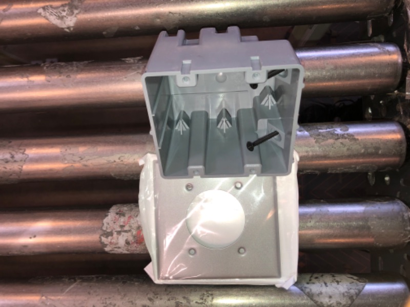 Photo 1 of Southwire MSB2G Two Gang Device Box with Depth Adjustable, Heavy Duty 42lb, Gray


