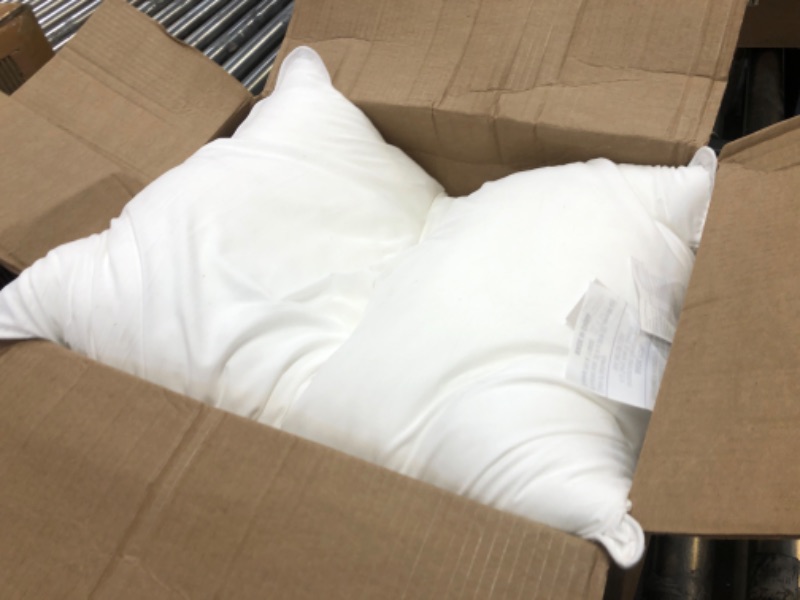 Photo 2 of Amazon Basics Down-Alternative Pillows, Soft Density for Stomach and Back Sleepers - Standard