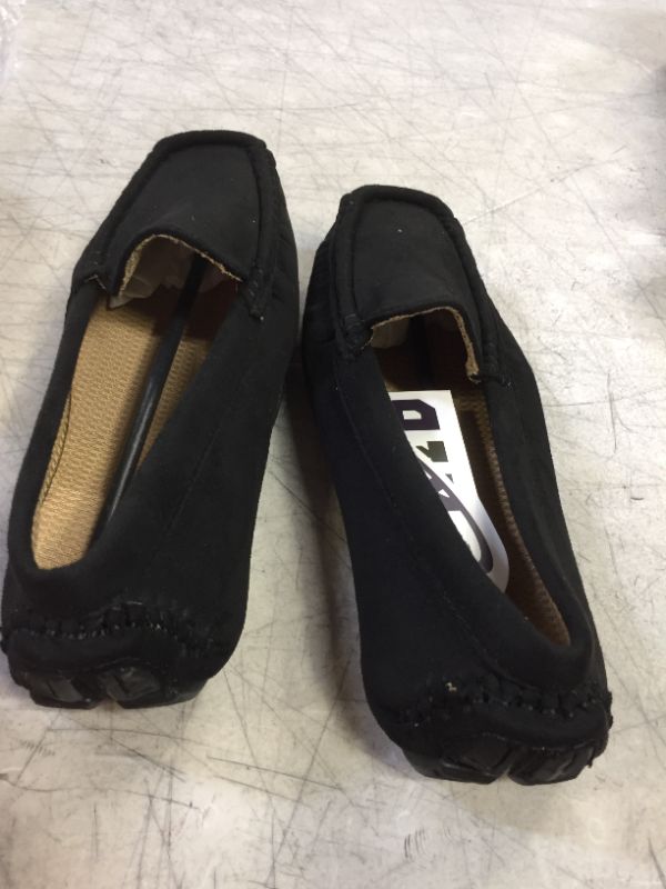 Photo 1 of Girl's Boy's Soft Suede Leather Slip-on Oxford Flats Comfort Loafer Boat Dress Shoes- SIZE 8 

