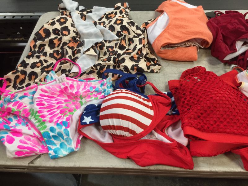 Photo 3 of BAG LOT OF WOMEN'S BATHING SUITS ---DIFFERNT STYLES AND SIZES --- SOLD AS IS---  