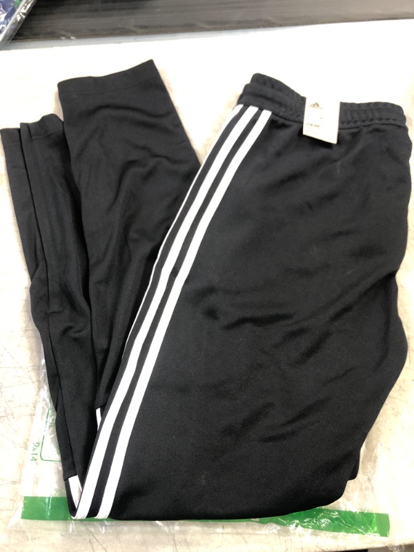 Photo 2 of adidas Women's Aeroready Sereno Cut 3-Stripes Slim Tapered Tracksuit Bottoms Medium Black/White