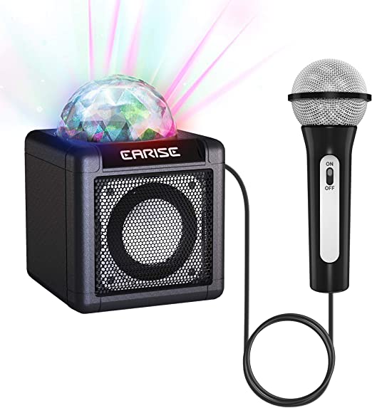 Photo 1 of EARISE T12 Kids Karaoke Machine for Girls Boys with LED Disco Lights, Toddler Singing Toys with Microphone, Children Karaoke Singing Machine, Boom Box Speaker for Party Christmas Birthday Gift
