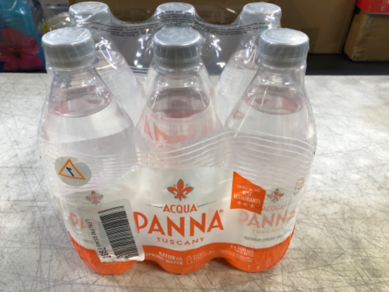 Photo 2 of Acqua Panna Natural Spring Water, 16.9 Fl. Oz. Plastic bottles, Pack of 6