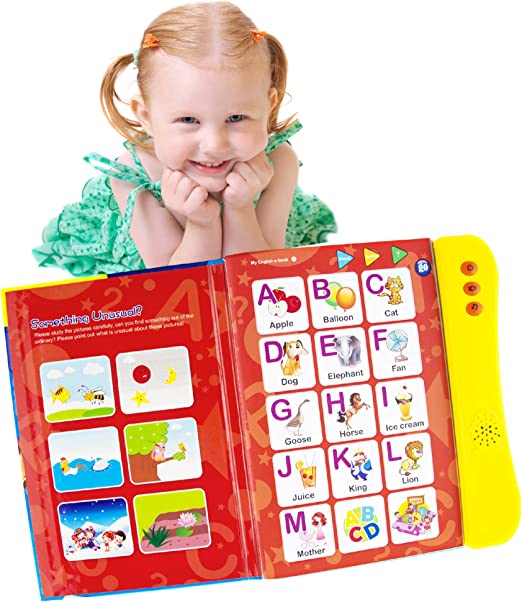 Photo 1 of Boxiki kids ABC Sound Book for Children Interactive Toy with English Letters, Words and Shapes. Educational Toys for Toddlers, Learning Toys for 3 Years and Older
