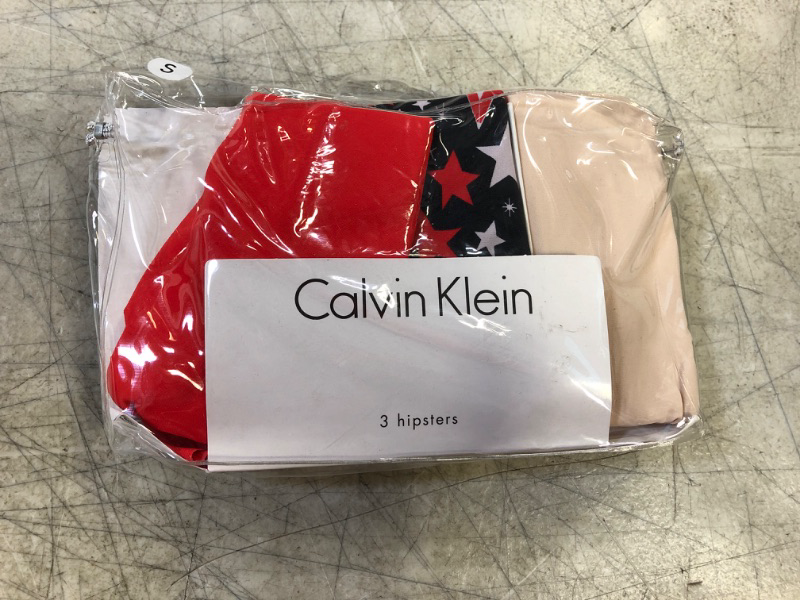 Photo 2 of Calvin Klein Women's Invisibles Seamless Hipster Panties, Multipack Small Tomato/Beechwood/Starry Print_black