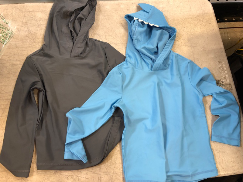 Photo 1 of 3T - BOYS - HOODIES-2 PIECE- BLUE & GRAY 
