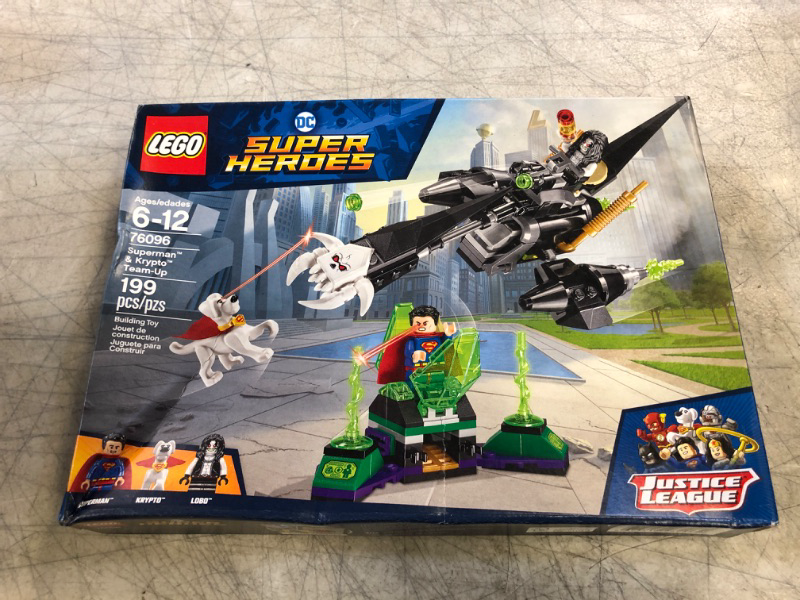 Photo 2 of LEGO DC Super Heroes Superman & Krypto Team-Up 76096 Building Kit (199 Piece)