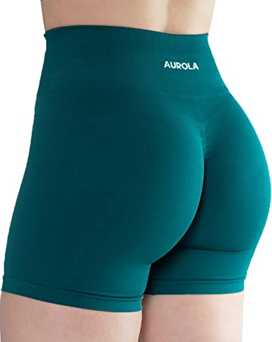 Photo 1 of AUROLA Intensify Workout Shorts for Women Seamless Scrunch Short Gym Yoga Running Sport Active Exercise Fitness Shorts
-size- xs
