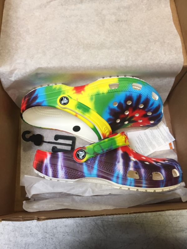 Photo 3 of Crocs Unisex- Classic Tie-dye Graphic Clog - SIZE MEN 7 WOMEN 9
