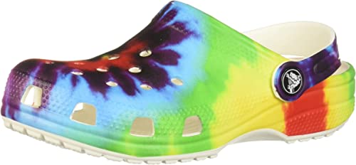 Photo 1 of Crocs Unisex- Classic Tie-dye Graphic Clog - SIZE MEN 7 WOMEN 9
