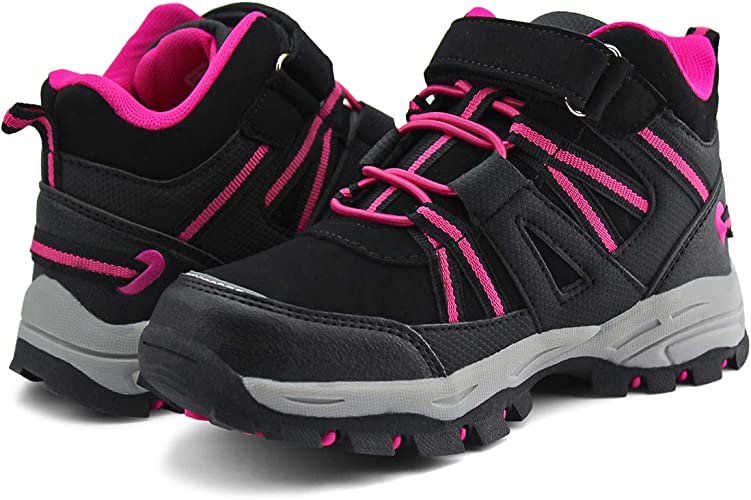 Photo 1 of brooman Kids Waterproof Hiking Boots Boys Girls Outdoor Adventure Shoes- SIZE4 
