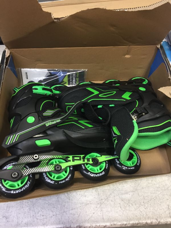 Photo 1 of Roller Skates, 4 Sizes Adjustable Quad Skate- SIZE LARGE
