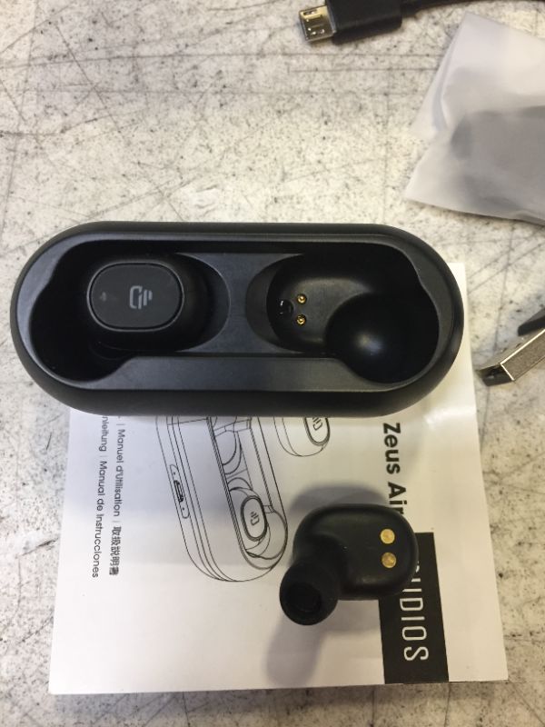 Photo 2 of Wireless Earbuds Bluetooth  Earphones with Built in Mic in-Ear Stereo Headphones for Sport, Deep Bass, Binaural Calls, One-Step Pairing, 