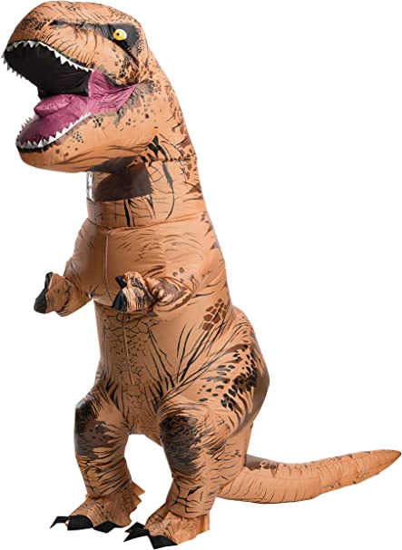 Photo 1 of Adult Original Inflatable Dinosaur Costume, T-Rex with Sound, Standard- size L
