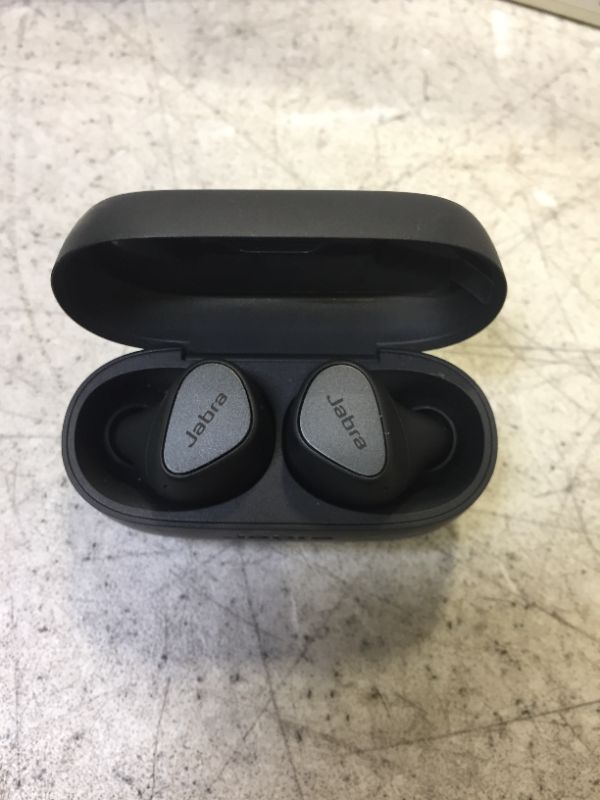 Photo 3 of Jabra Elite 3 in Ear Wireless Bluetooth Earbuds – Noise Isolating True Wireless Buds with 4 Built-in Microphones for Clear Calls, Rich Bass, Customizable Sound, and Mono Mode - Dark Grey Elite 3 Dark Grey