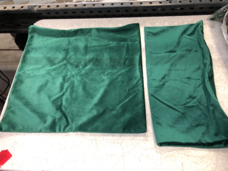 Photo 1 of 17.5 x 17 Emerald green set of 2 pillow cases 