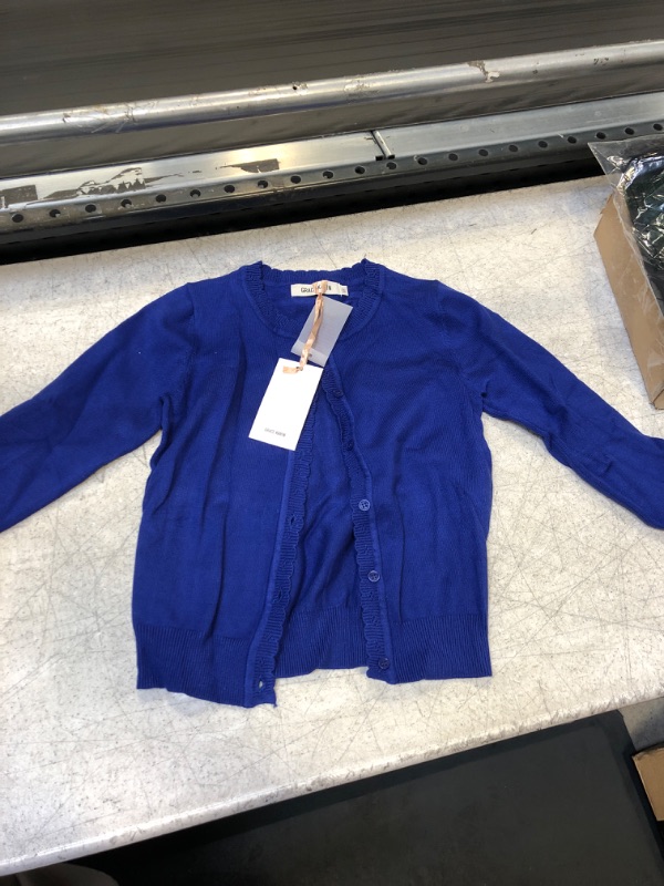 Photo 1 of 8Y ------ Royal Blue Cardigan 