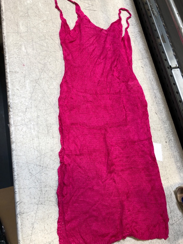 Photo 1 of Xs --- Pink mesh coverup dress 