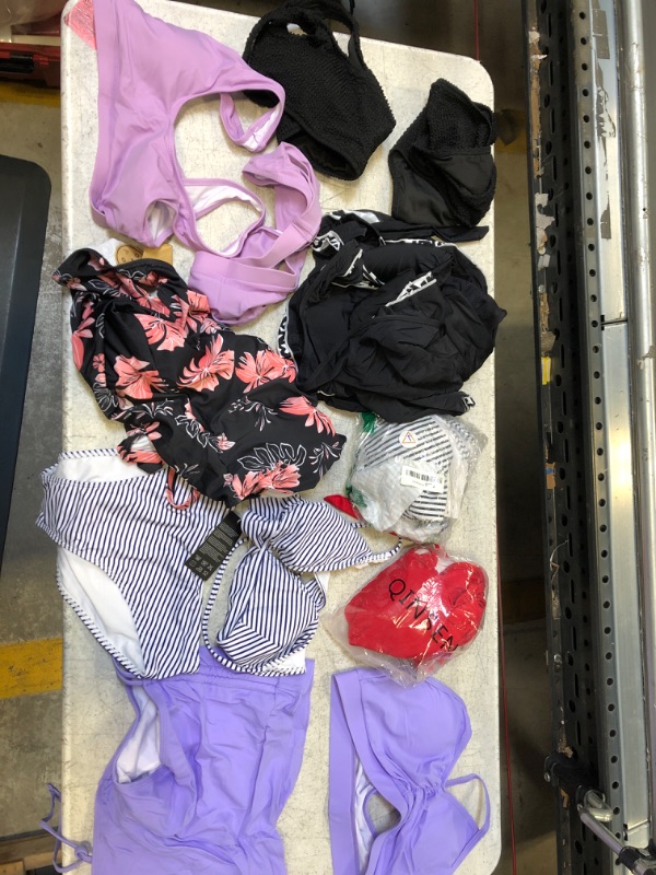 Photo 1 of ALL SIZE MEDIUM MISC LOT OF WOMENS SWIMSUITS / BATHING SUITS NEW AND USED 