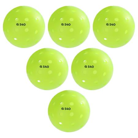 Photo 1 of A11N S40 Outdoor Pickleball Balls- USA Pickleball Approved 6-Pack Neon Green