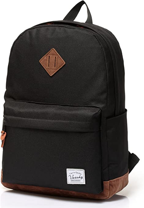 Photo 1 of Backpack for Men Women,VASCHY Classic Water-resistant Lightweight Travel School Backpack Casual Daypack