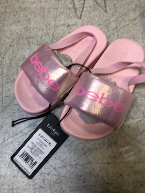 Photo 2 of Bebe Toddler Girl S Beach Slide Sandals SIZE SMALL 7/8