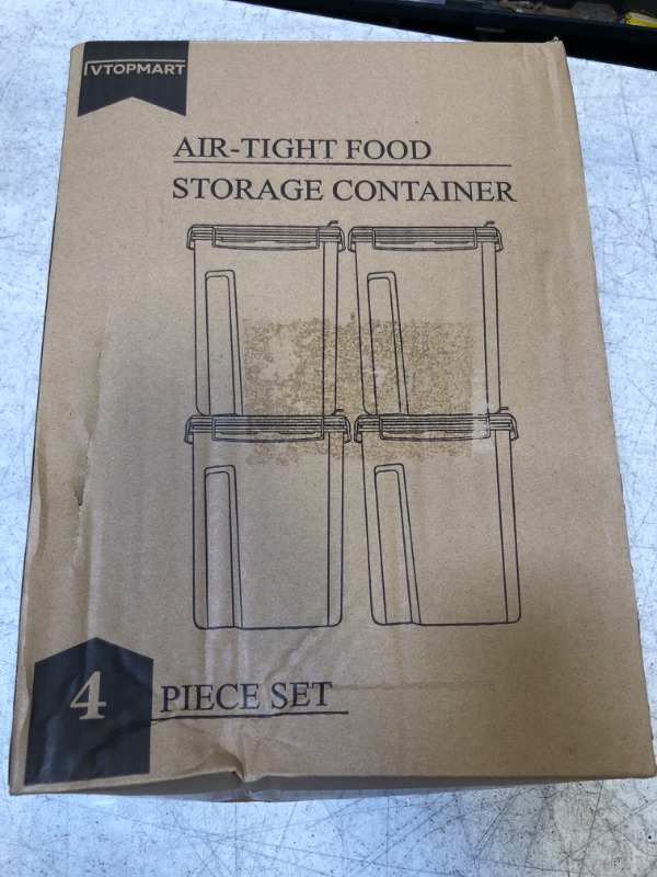 Photo 1 of AIT TIGHT FOOD STORAGE CONTAINER 4 PACK 