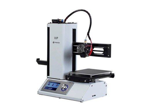 Photo 1 of Monoprice MP Select Mini 3D Printer V2 - White PC and Mac Compatible, Fully Assembled, Micro USB and MicroSD Card Connectivity
