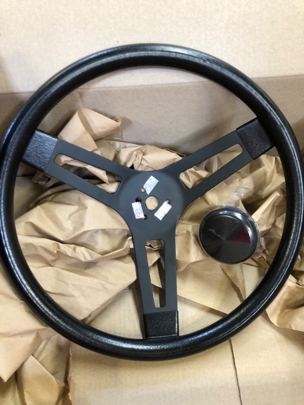 Photo 1 of MOTAFAR Golf Cart Steering Wheel with Ergonomic Design Universal Fit for Golf Cart Club Car EZGO RXV & TXT, Yamaha, Precedent Tempo, DS
