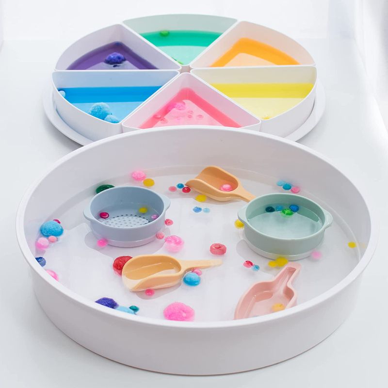 Photo 1 of Inspire My Play Sensory Bin with Lid and Removable Storage Inserts - Toddler Sensory Bin Toys - Sensory Bins for Toddler Crafts - Kids Sensory Toys for Autistic Children - Creativity for Kids
