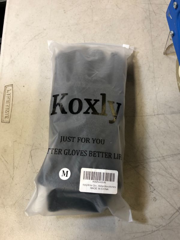 Photo 1 of KOXLY WINTER GLOVES BLACK/GREY MEDIUM