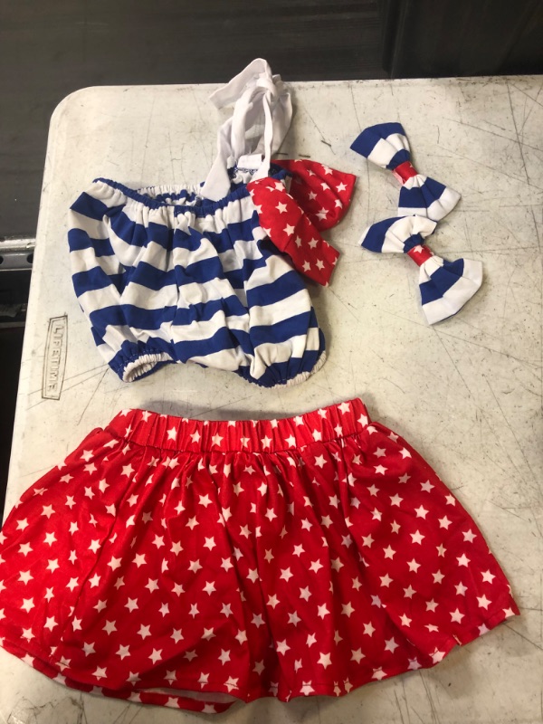 Photo 1 of GIRLS 4TH OF JULY OUTFIT 4T