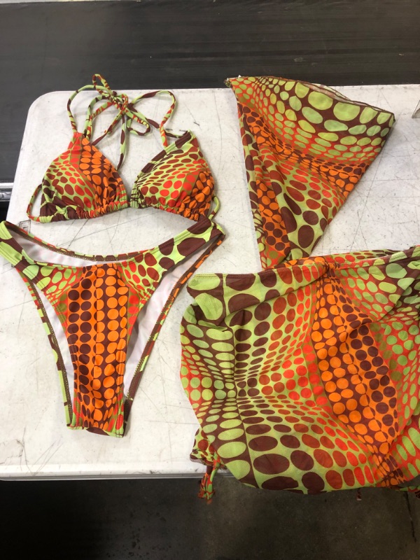 Photo 1 of 4 PCS BATHING SUIT MULTICOLOR SMALL