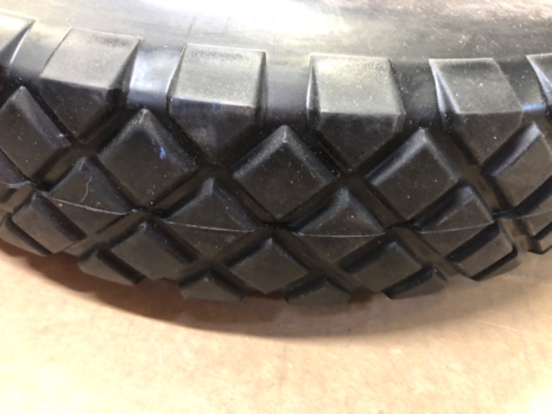 Photo 2 of  Tire 4.80 4.00-8 Flat-Free  3" Centered Hub, 3/4" Bearings 
