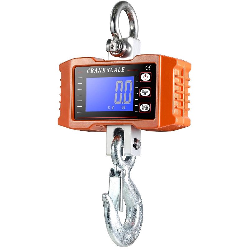 Photo 1 of 1000kg / 2000lb Digital Industrial Crane Scale, Heavy Duty Electronic Hanging Scale, High Accuracy, for Indoor Farm Factory Outdoor