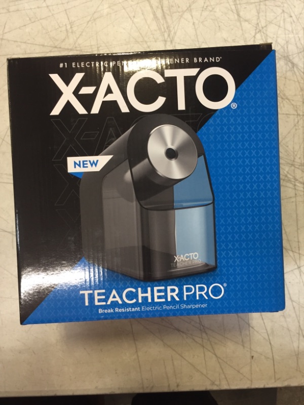 Photo 2 of X-Acto® TeacherPro® Classroom Electric Pencil Sharpener, Blue Black