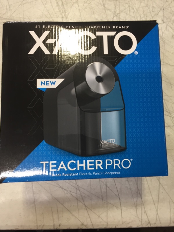 Photo 2 of X-Acto® TeacherPro® Classroom Electric Pencil Sharpener, Blue Black